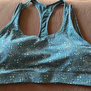 ZYIA Blue Celestial Sports Bra Racerback